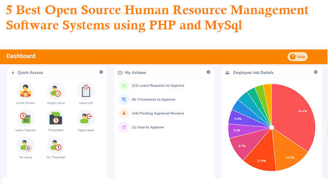 5 Best Open Source Human Resource Management Software Systems using PHP and MySql